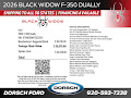 2026 Ford F-350SD Black Widow
