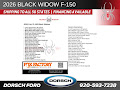 2026 Ford F-150 Black Widow